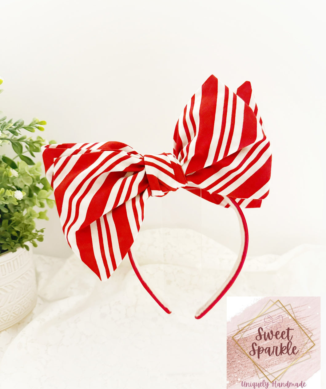 Candy Cane Lux Headband